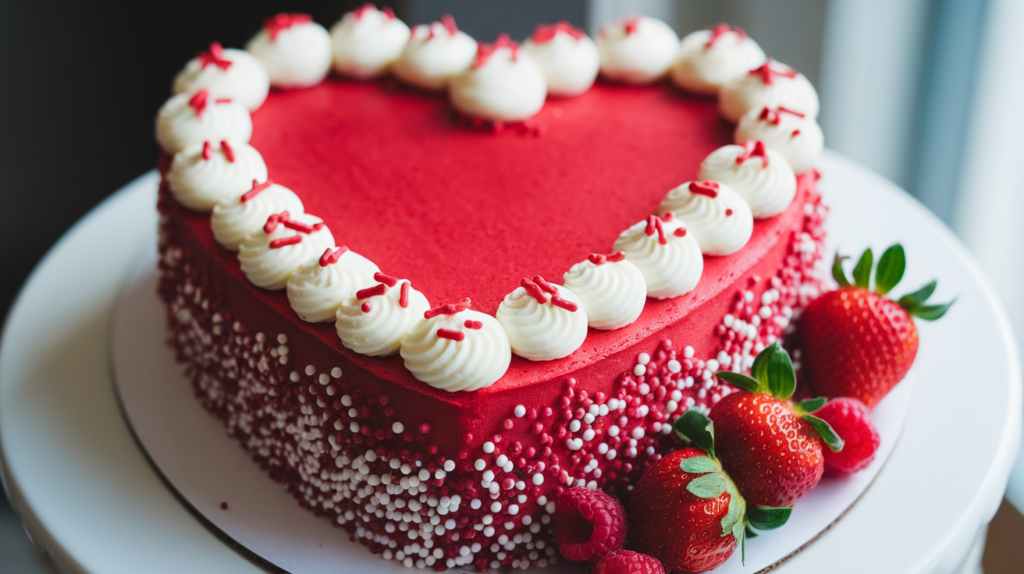 Decadent Red Velvet Heart Cake Recipe Red Velvet Heart Cake