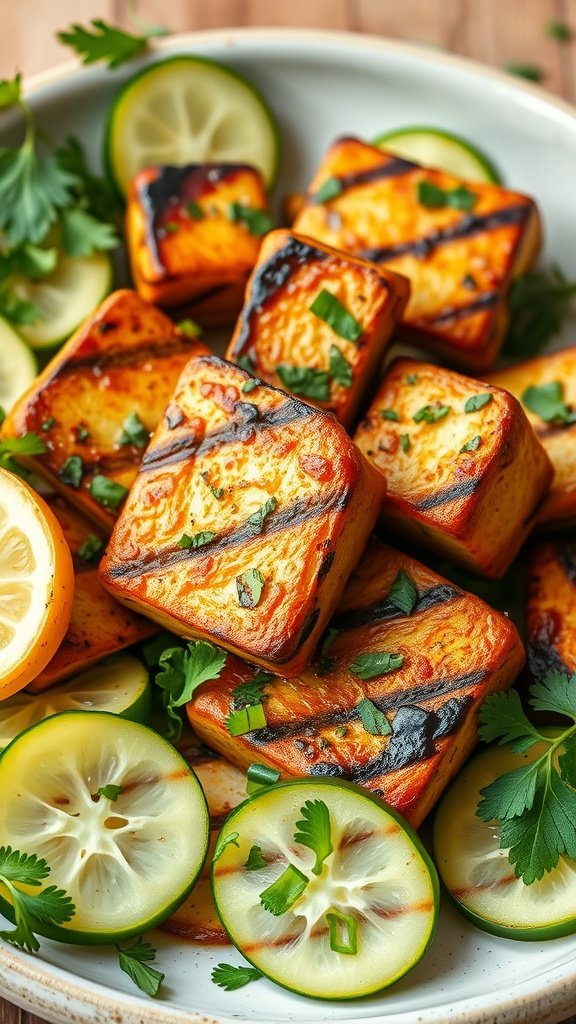35 High Protein Low Carb Meals You Need to Try Grilled tofu with lemon and herbs. High Protein Low Carb Meals