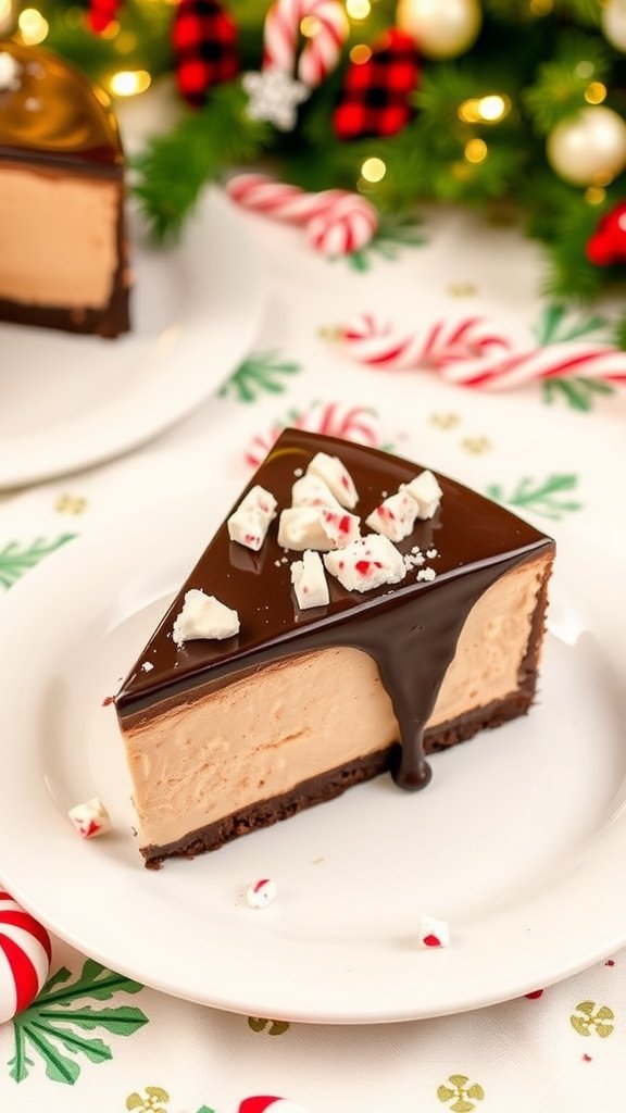 Decadent Chocolate Peppermint Cheesecake Chocolate Peppermint Cheesecake