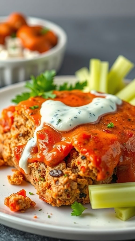 35 Best Meatloaf Recipes to Satisfy Your Cravings Delicious Buffalo Chicken Meatloaf with Blue Cheese