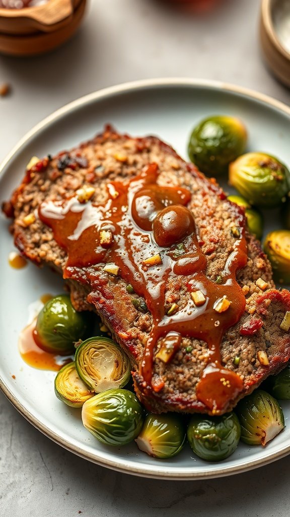 35 Best Meatloaf Recipes to Satisfy Your Cravings Delicious maple mustard glazed meatloaf with Brussels sprouts