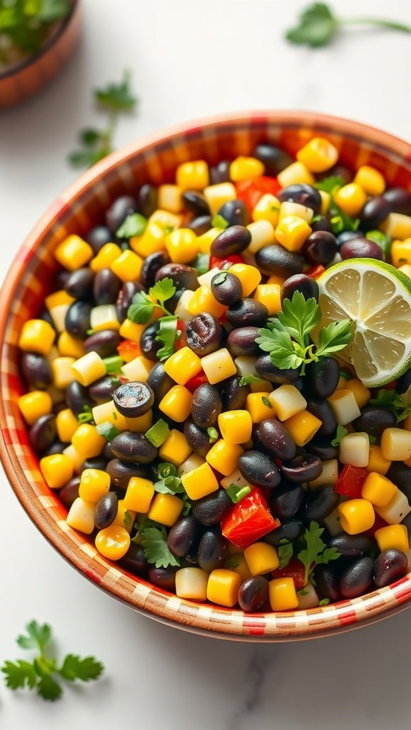 35 Delicious Salad Recipes You Need to Try Colorful Black Bean and Corn Salad in a bowl
