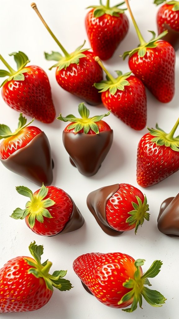 29 Irresistible Mini Desserts You Need to Try Fresh strawberries dipped in chocolate