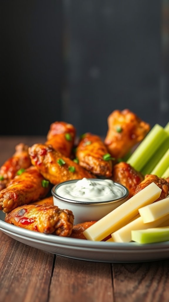 27 Delicious Sunday Dinner Ideas for Your Family Table Crispy baked chicken wings served with celery sticks and dipping sauce. Sunday Dinner