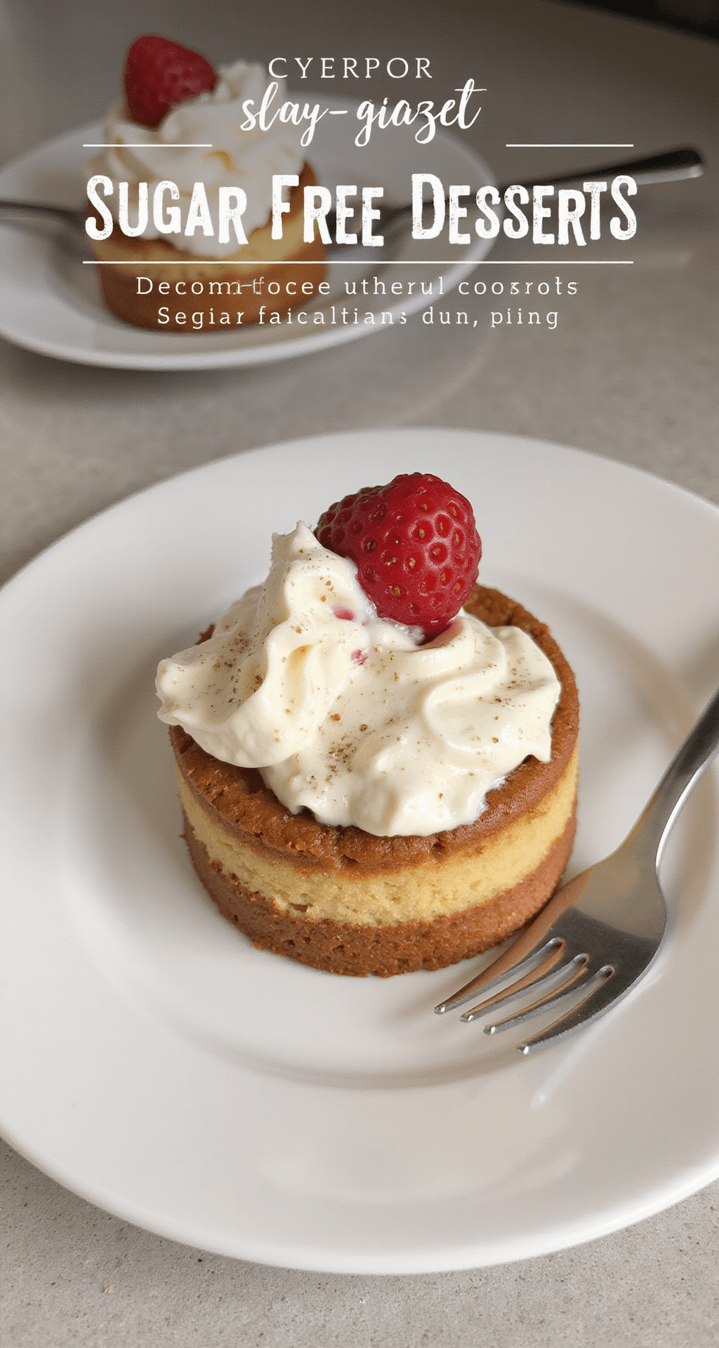 Diabetes-Friendly Dessert Recipes: Sweet Treats Without the Guilt A beautifully plated sugar-free dessert with a variety of colorful fruits and an elegant garnish.