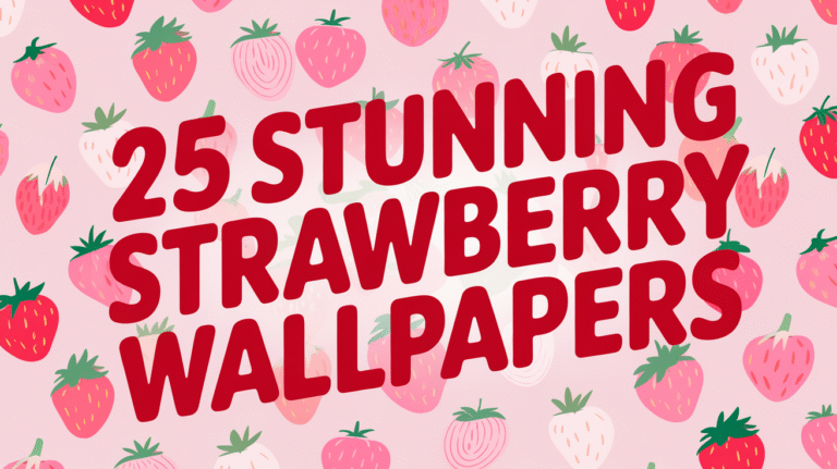 35 Stunning Strawberry Wallpaper Designs for a Fresh Look strawberry wallpaper