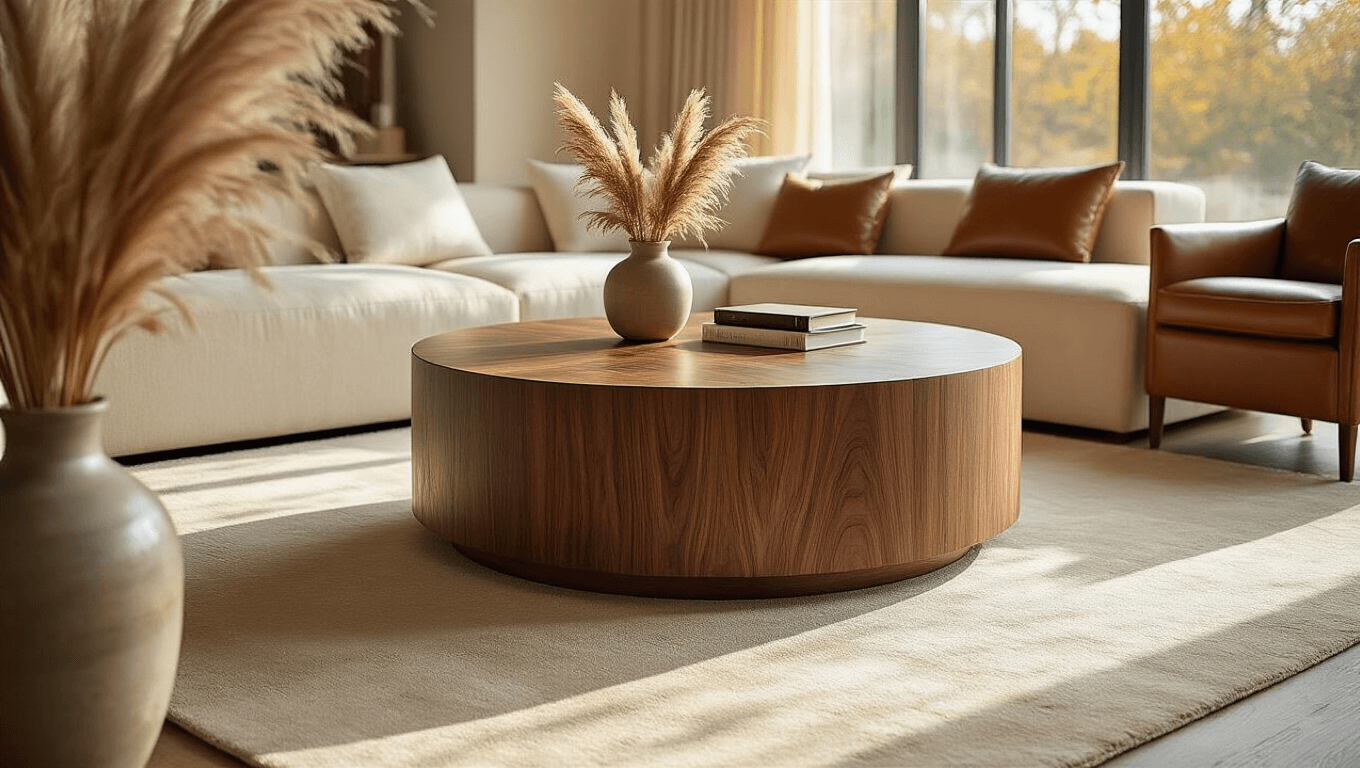 The Round Wood Coffee Table That Changed My Living Room (And Why It ...